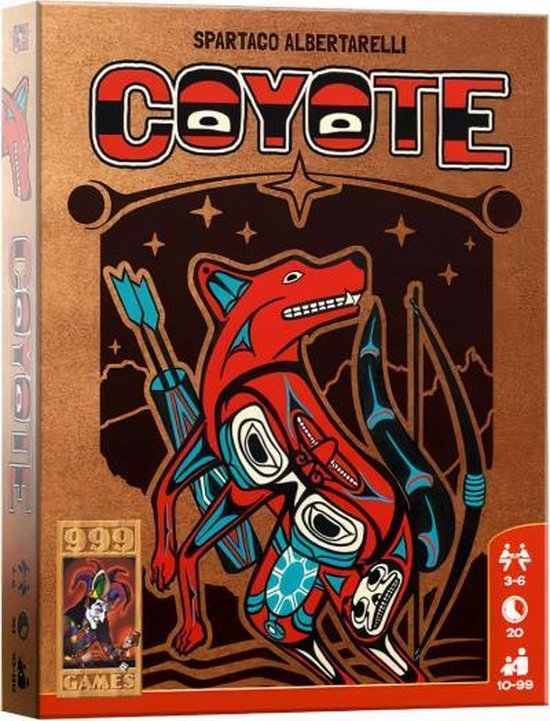 Afbeelding van het spel kaartspel Coyote junior karton 42-delig