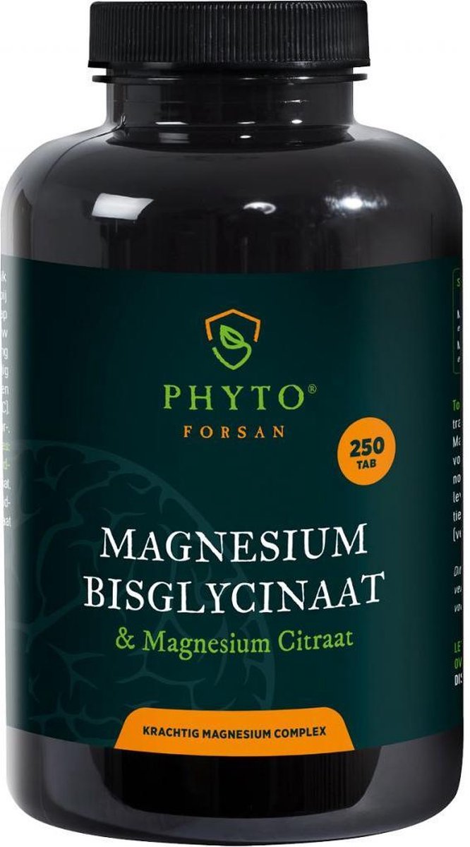 Goedkoopste Magnesium Bisglycinaat & Citraat 250 tabletten