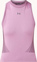 Under Armour Rush mouwloze trainings crop top met racerback - Roze - Maat S