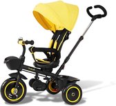 Driewieler-Peuter driewieler-baby driewieler wandelwagen-Smart Trike Bike-voor peuters Kids wandelwagen-met duwhandvat-3-in-1-voor 1 2 3 4 5 6 jaar oude jongen meisje-geel