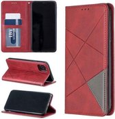 GSMNed - iPhone 11 Pro Max Leren telefoonhoesje Rood - Luxe iPhone 11 Pro Max hoesje - portemonnee - pasjeshouder iPhone 11 Pro Max - Rood