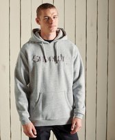 Superdry Heren Trui Geborstelde Source hoodie met Core-logo