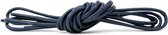 Ronde blauwe wax veters | lengte: 90cm | dikte: 2,5mm | Heren schoenveter