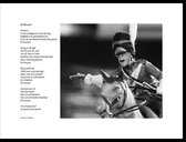 Acacia – De huzaar – maçonniek gedicht in fotolijst zwart aluminium 30 x 40 cm