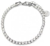 Armband-Roestvrij staal-zilverkleurig-met zirkoontjes-Musthaves