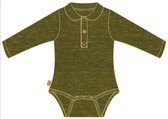 Frogs and Dogs - kraamcadeau / baby- meisjes - romper - jungle - Khaki - maat 74