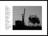Acacia – Monster – maçonniek gedicht in fotolijst zwart aluminium 30 x 40 cm