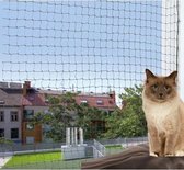 SuperSales - Kattennet - Kattennet voor Balkon - Kattenbeschermnet - Veiligheidsnet - 600 X 300 cm - Zwart