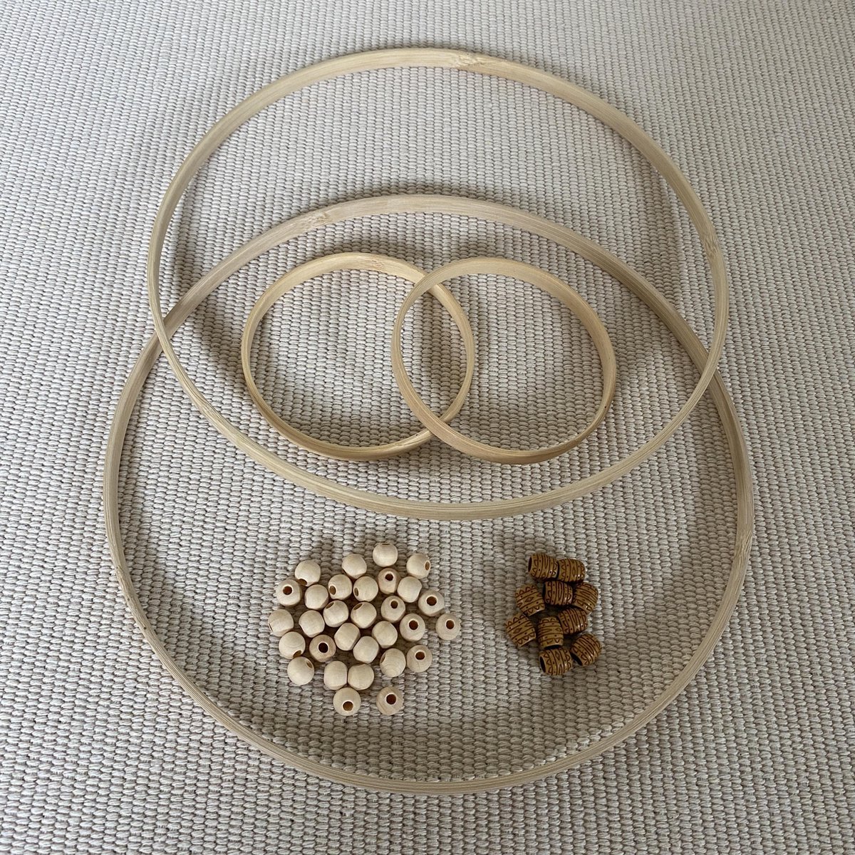 Diy pakket macramé hanger bamboe ringen