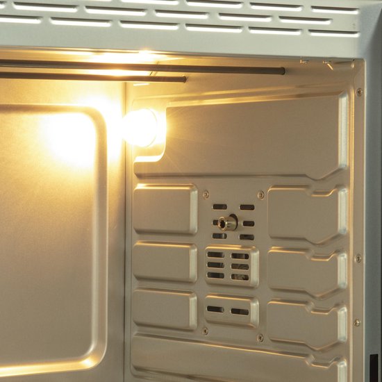 Inventum OV607B Vrijstaande oven - 60L - Hetelucht - Draaispit - 100-230°C - 5 ovenstanden - Zwart