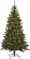 Arbre de Noël artificiel étroit Black Box - 215 cm - 767 branches - 240 LED - Vert