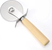 myHousehold - Pizzasnijder Hout - Pizzasnijder eikenhout - Pizzamessen - Pizza snijder - Pizzasnijder