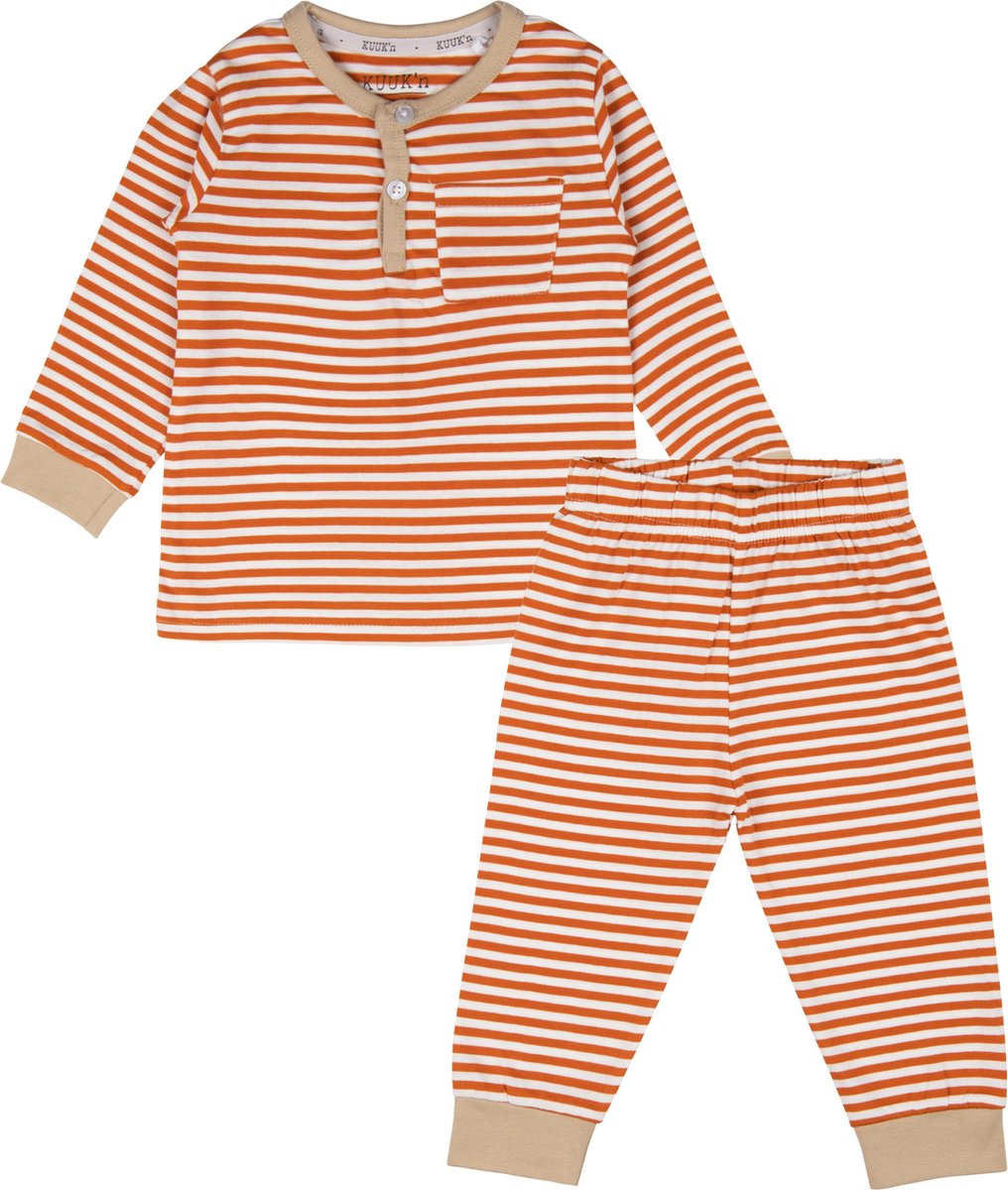 KUUK'n unisex pyjama streep sunset, 62/68
