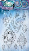 Clear stamps A5 Diamond moodles - Mindful moodling nr. 50