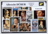 Albrecht Dürer – Luxe postzegel pakket (A6 formaat) : collectie van 50 verschillende postzegels van Albrecht Dürer – kan als ansichtkaart in een A6 envelop - authentiek cadeau - kado - geschenk - kaart - duitse schilder - gravures - humanist - duits