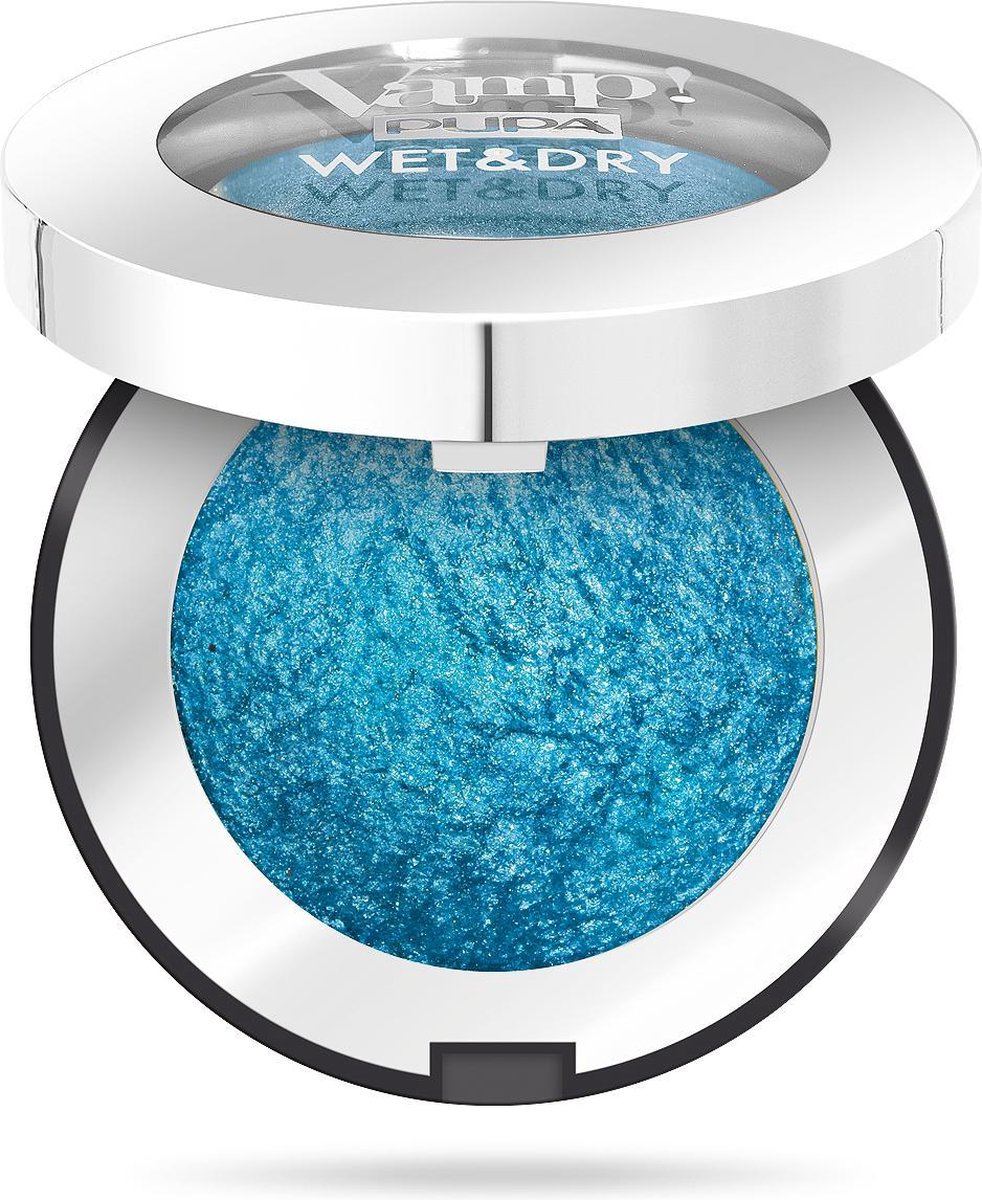 Goedkoopste PUPA Milano Vamp! Wet&Dry oogschaduw 304 Vibrant Turquoise pearl
