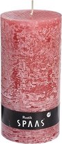 Cilinderkaars rustiek - Ø10 cm x 20 cm rose blush