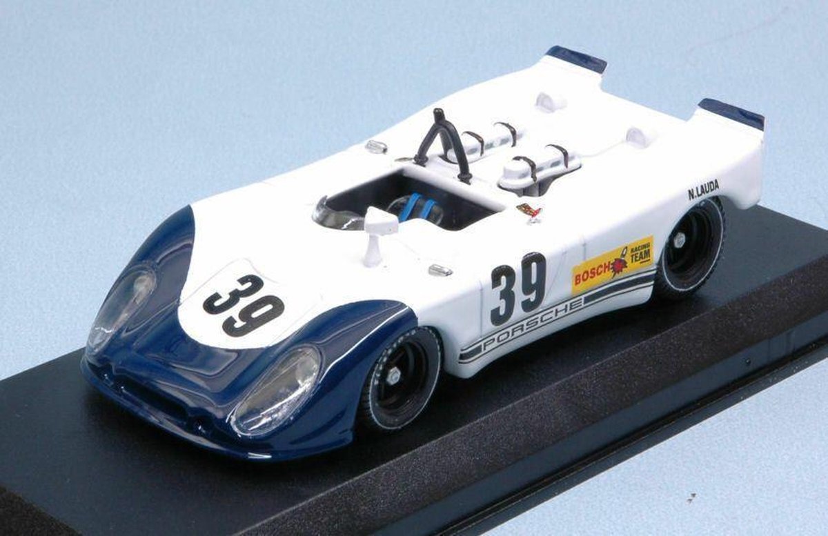De 1:43 Diecast Modelcar van de Porsche 908/02 #39 van de Interserie Norisring van 1970. De bestuurder was Niki Lauda. De fabrikant van het schaalmodel is Best Model. Dit model is alleen online verkrijgbaar