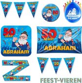 Abraham verjaardag versiering pakket Cartoon XL