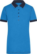 James & Nicholson Poloshirt - urban - blauw - dames - polo L