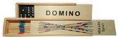 Mikado plus Domino spelletje - Set van 2 - Spellen - Ieder in een houten doosje