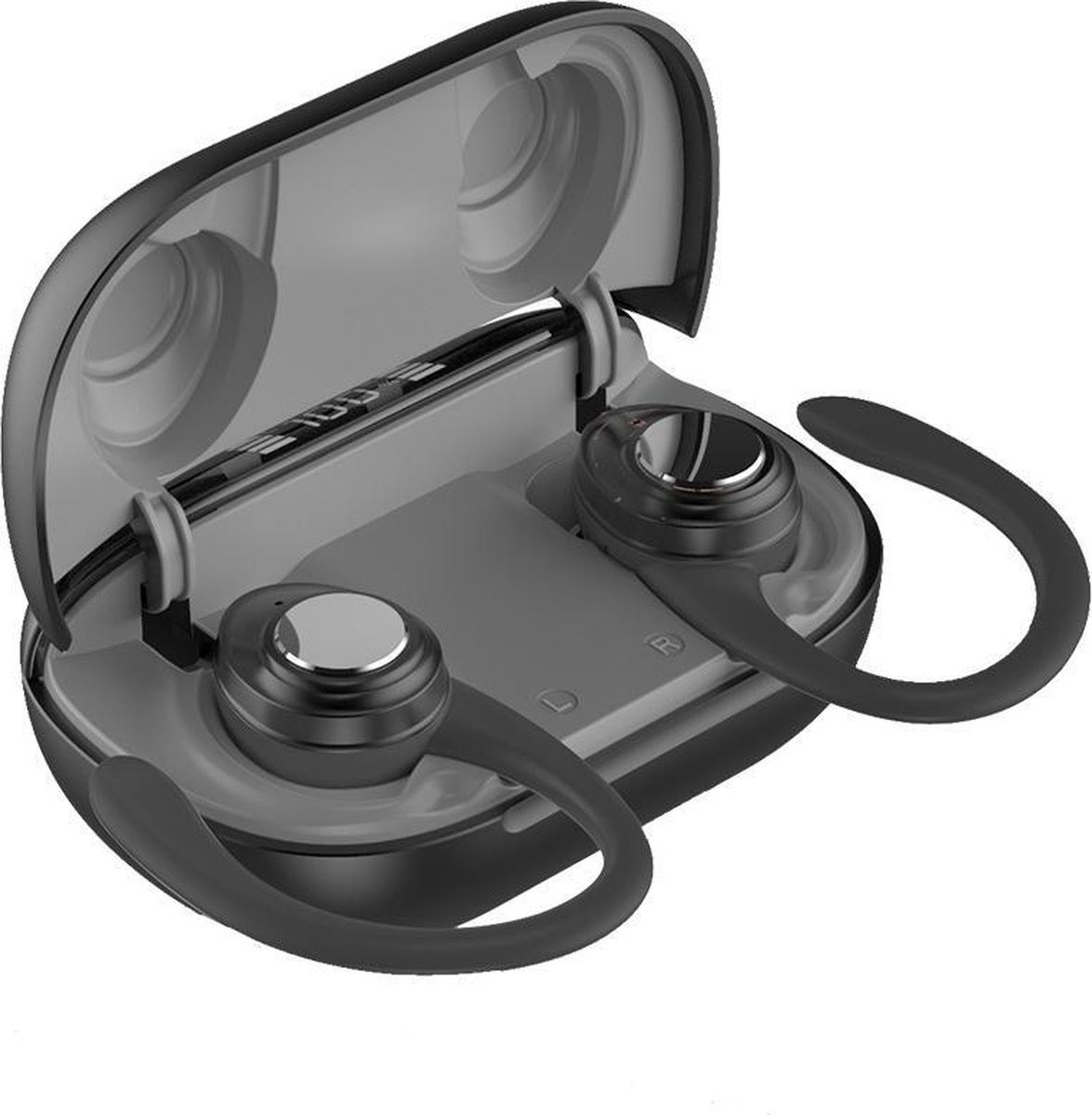 Draadloze oortjes / in-ear oordopjes - Bluetooth Draadloze buds - Alternatief - Sport headset - Luxe indicator - Geschikt voor alle smartphones o.a Samsung & Iphone, huawei, sony - Zwart.