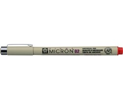Sakura Pigma Micron 0.3 mm Archival Ink Pen Rood
