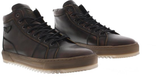 PME Legend Titon Hoge sneakers - Leren Sneaker - Heren - Bruin - Maat 45 |  bol.com