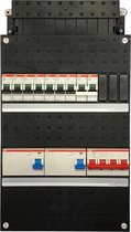 ✅ ABB Groepenkast 3fase 1x4p HS 2x4p Aardlekschakelaars 7 Automaten+fornuisgroep ✅ PROLEDPARTNERS ®