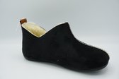 Q Fit 3300.2.006 Pantoffel- madrid zwart- wol- maat 37