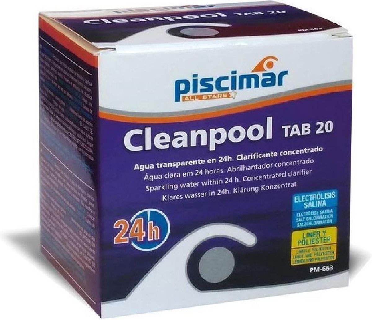 Clean Pool tabs - Piscimar (PM-663)