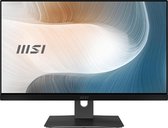 MSI Modern AM241TP 11M-220EU Intel Core i5 60,5 cm (23.8") 1920 x 1080 Pixels Touchscreen 8 GB DDR4-SDRAM 256 GB SSD Alles-in-één-pc Windows 10 Pro Wi-Fi 6 (802.11ax) Zwart