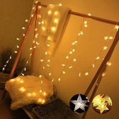 Led lampjes slinger - Sterretjes - 10 meter - 80 lichtjes - Warm white - Lichtsnoer - Netstroom - Slaapkamer - Kerst