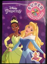 kleurboek disney princess - sneeuwwitje -ariel - met stickers