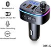 DW-G Bluetooth FM Transmitter - Auto Lader - Carkit - Handsfree - MP3 - USB - Snel Lader - Noise Cancelling - Nieuw Model