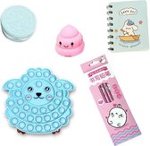 Pop-it kawaii pakket - feestpakket - 5 kawaii cadeaus