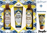 Douglas Gift Set Sunny Zanzibar Vanilla Blossem & Tonka Bean - Shower Gel - Body Scrub - Body Milk - Handcréme - Giftset - Geschenk - Cadeau - Verjaardag