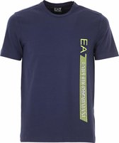 Emporio Armani EA7 T-Shirt - Blauw - Maat XS
