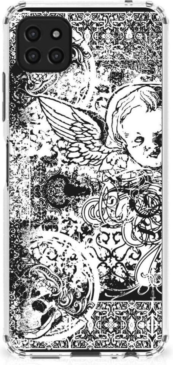 Extreme Case Samsung Galaxy A22 5G Skulls Angel