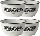 Soepkom 500ml Mwah - set 4 stuks