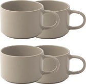 Soepkom 450ml Lichtgrijs - set 4 stuks