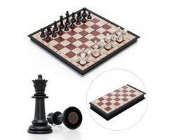 foto van Magnetisch Schaakbord met Schaakstukken - Schaakspel - Schaakset - Chess Set - Schaken - Schaak - Opklapbaar