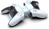 Dubbele Dock Lader Voor Controller van Playstation 5 - Charger Controller PS5 - Laadstation PS5 - Oplaadstation Controller PS5 – Duo oplaadstation PS5  - Oplader twee controllers