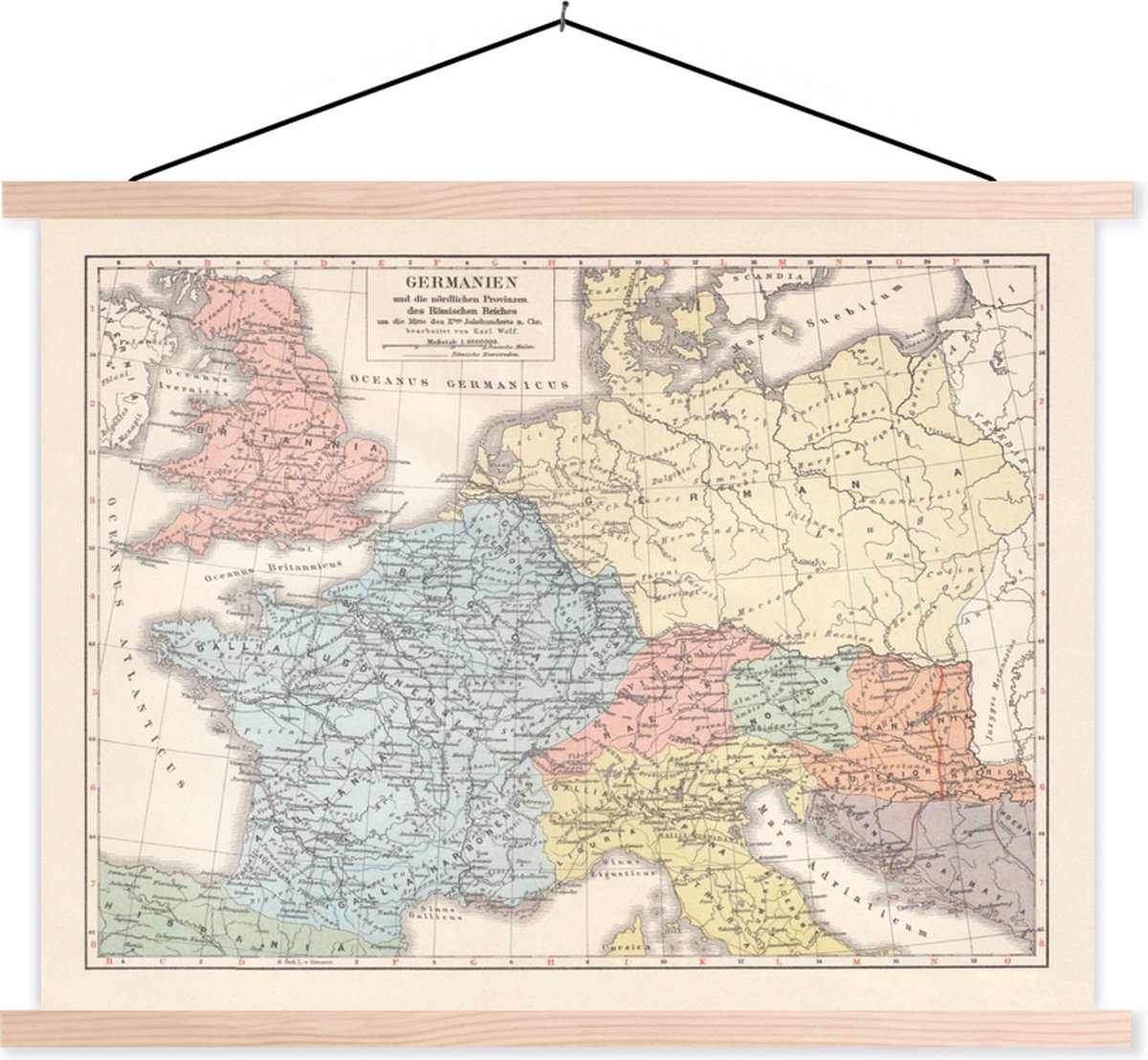 Tapisserie - Carte - Europe - Pays - 180x135 cm - Tapisserie