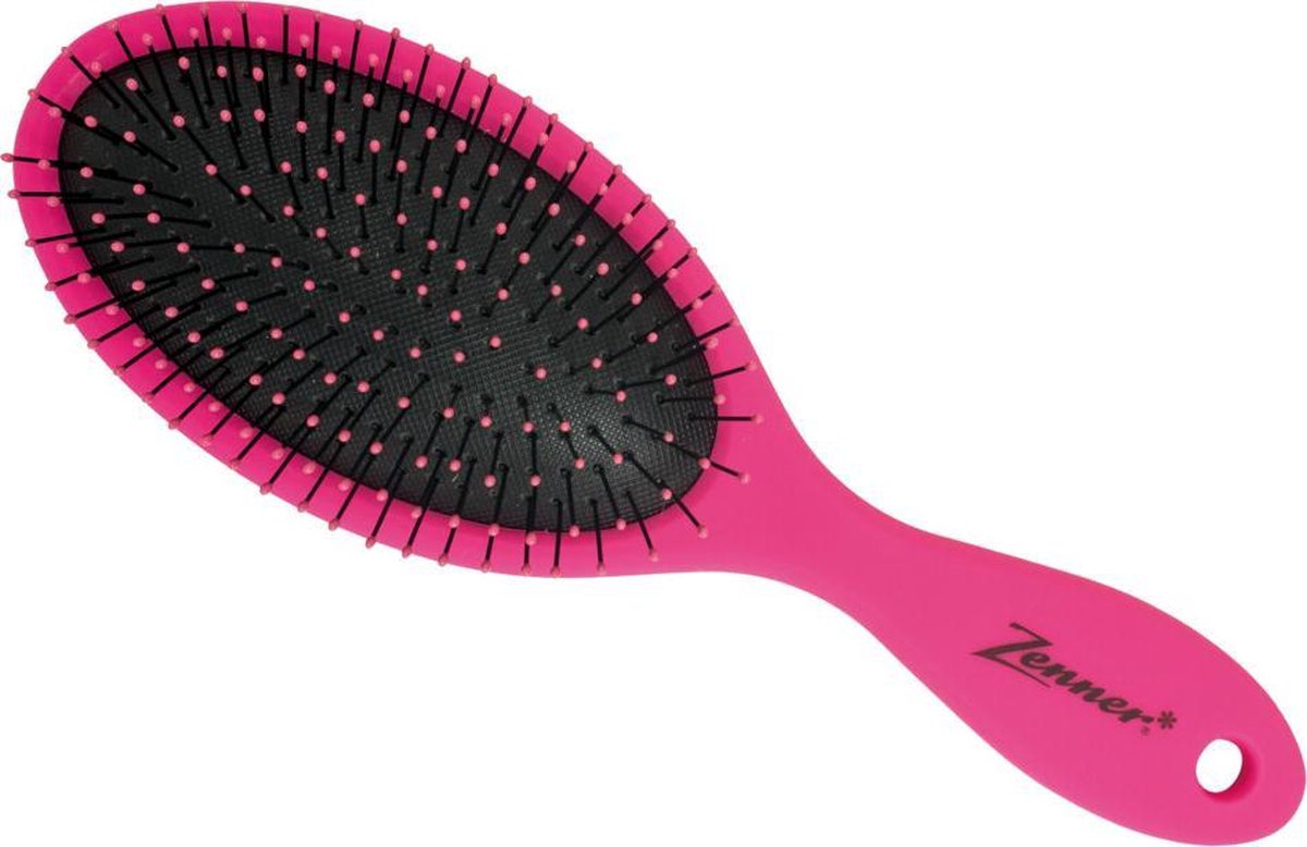 Zenner Haarborstel Anti-klit Ovaal Roze
