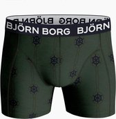 Björn Borg boxershorts Core (3-pack) - blauw en groen met ankers -  Maat: XXL