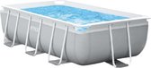 Intex Prism Frame zwembad 400 x 200 x 100 cm - met filterpomp en zwembadtrap
