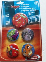 Disney Pixar Cars - 5 Buttons / Badges -