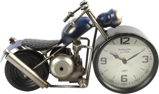 Horloge de table Chopper gris foncé -L10,5 x W32 x H18CM