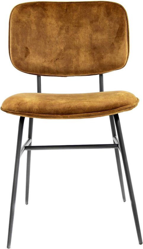 Lodge Living Carlijn chaise de salle à manger - Or